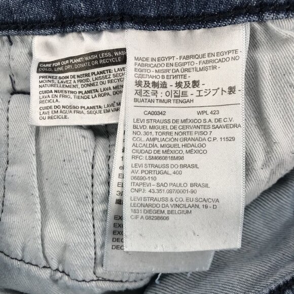 LEVIS 512 Jeans Mens 28x30 (Tag 28x32) Slim Taper Fit Stretch Premium Denim "E" - Picture 9 of 16